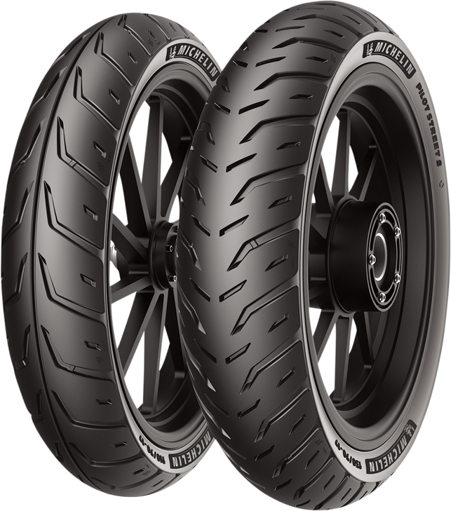 Michelin Tire - Pilot Street 2 - Front/Rear - 80/90-14 - 46S 63992
