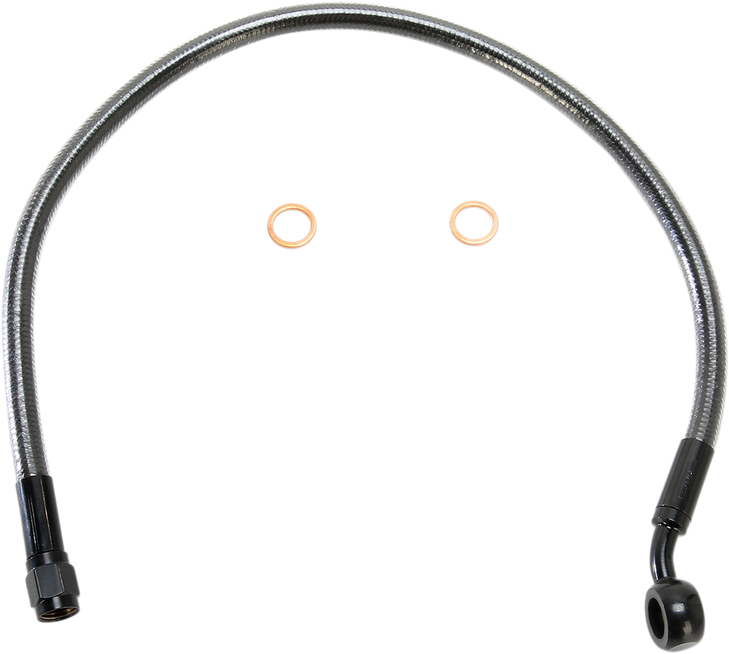 Magnum Shielding Brake Line - 10 Mm-35 - 18" - Black Pearl As47118