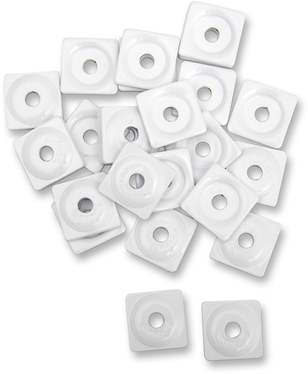Woody'S Support Plates - White - 5/16" - 48 Pack Asw2-3815-48