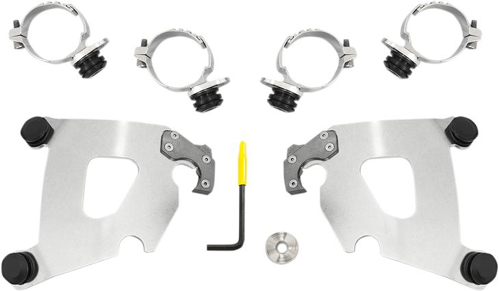 Memphis Shades Cafe Mounting Kit - Polished - Fxdl Mek2015