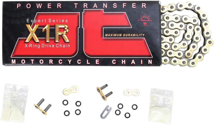 Jt Chains 520 X1R - Heavy Duty Drive Chain - 118 Links - Gold Jtc520X1Rgb118Dl
