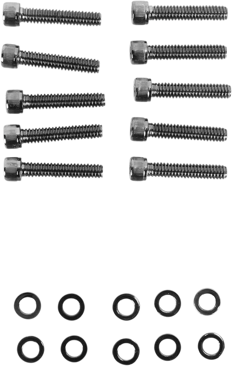 Drag Specialties Bolt Kit - Knurled - Camshaft Cover