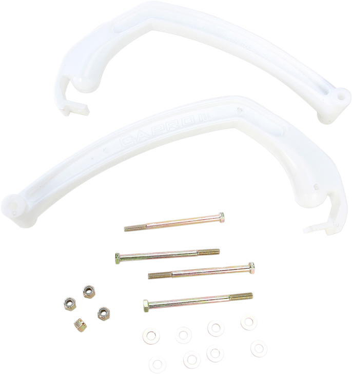 C&A Pro Replacement Ski Handles - White - Pair 77020372