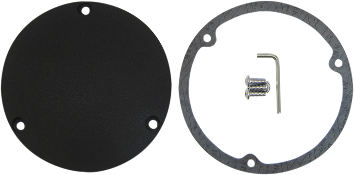 Drag Specialties Derby Cover - Wrinkle Black