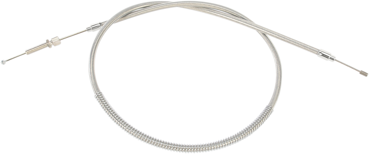 Barnett High-Efficiency Stainless Steel Clutch Cable For Harley-Davidson - Standard 102-30-10014