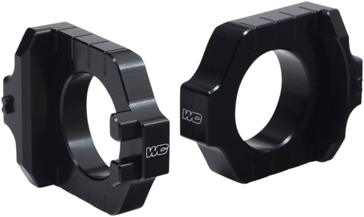 Works Connection Elite Axle Block - Black - Kawasaki/Suzuki 17-245