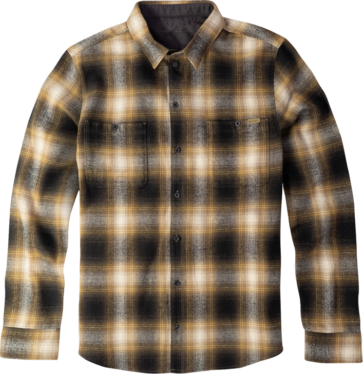 American Biker American Biker Mr Piston Flannel Shirt - Brown - Large Abbpiston01St61Brlr