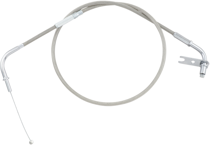 Motion Pro Armor Coat Stainless Steel Throttle/Idle Cable For Cruisers - Pull - Kawasaki 63-0272