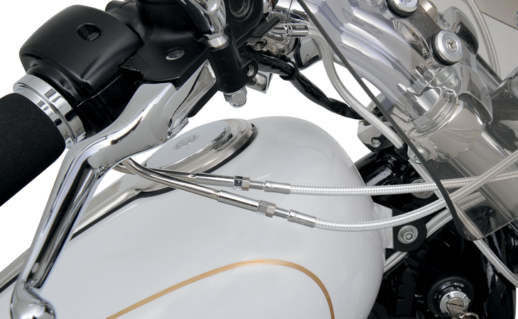 Magnum Shielding Sterling Chromite Ii Braided Throttle Cable For Harley-Davidson - 30" 3336