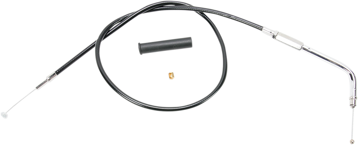 Drag Specialties Black Vinyl Throttle Cable - 27-1/2"