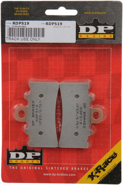 Dp Brakes Rdp Racing Brake Pads - Husqvarna/Ktm Rdp519