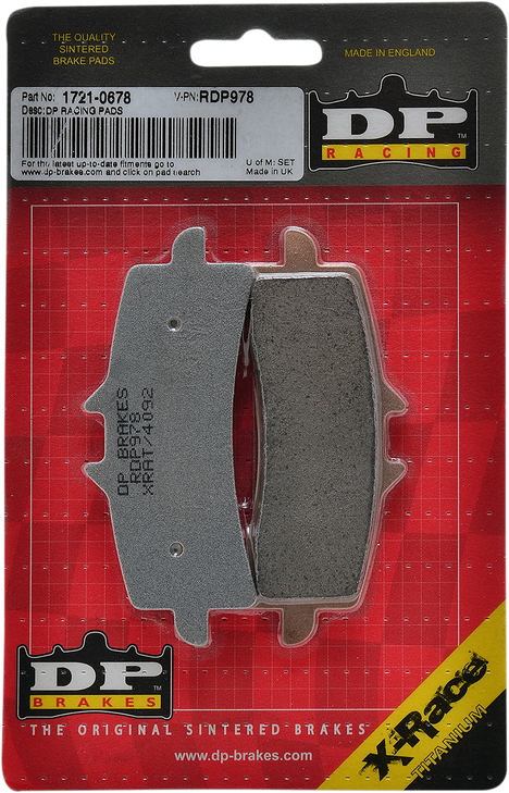 Dp Brakes Rdp Racing Brake Pads Rdp978