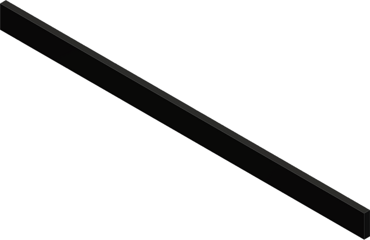 Uhmw Poly Wear Bar - 54" 106654