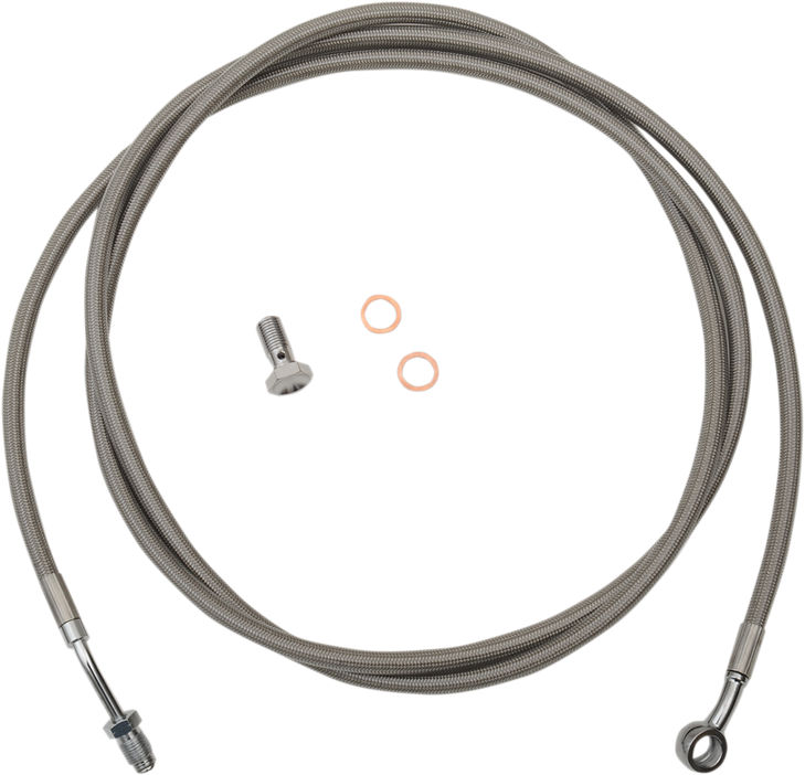 La Choppers Clutch Cable - 18" - 20" Ape Hanger Handlebars - Stainless Steel La-8054C19