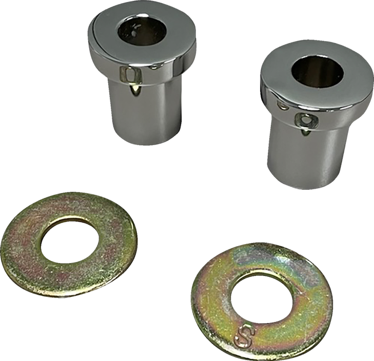 La Choppers Riser Bushings - Solid - Chrome La-7400-55C