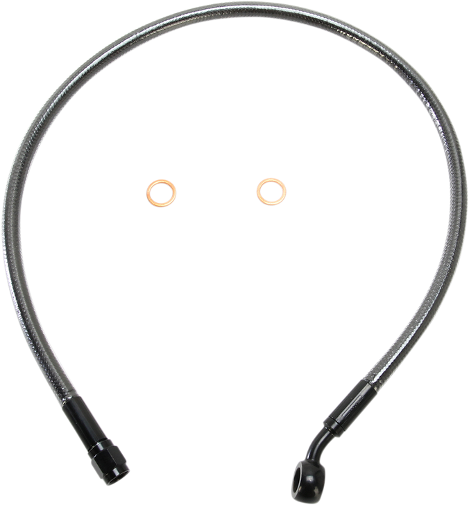 Magnum Shielding Brake Line - 10 Mm-35 - 24" - Black Pearl As47124