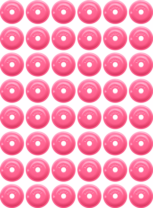 Woody'S Support Plates - Pink - Round - 48 Pack Arg-3820-48
