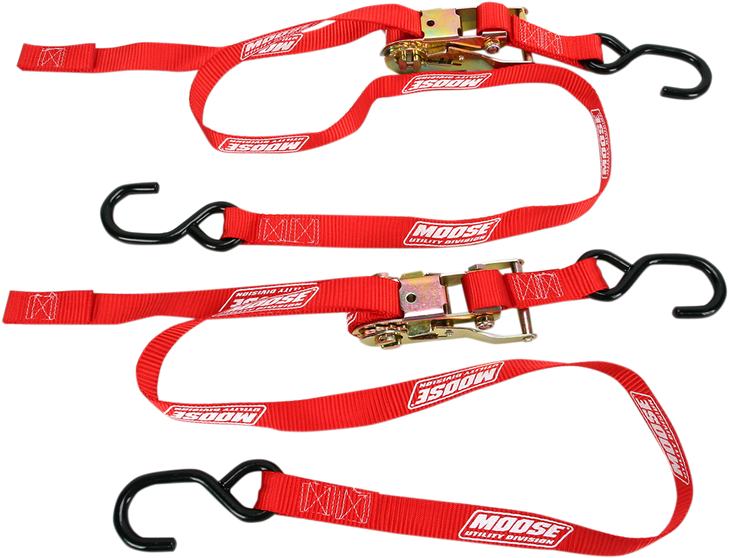 Moose Utility Ratchet Tie-Down - 1" - Red 3920-0298