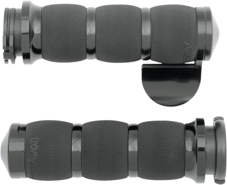 Avon Grips 3-Ring Air Cushioned Grips - Throttle Boss - Anodized Air-90-Ano-Boss
