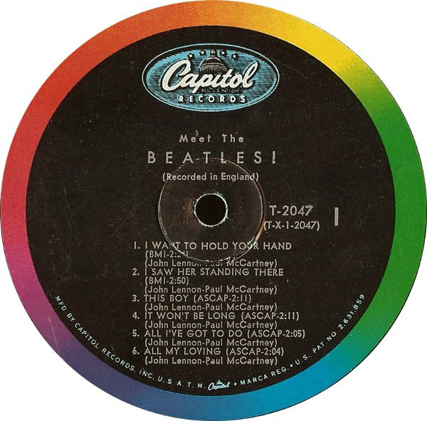 The Beatles - Meet The Beatles! (LP, Album, Mono, Pin) - BullTrax