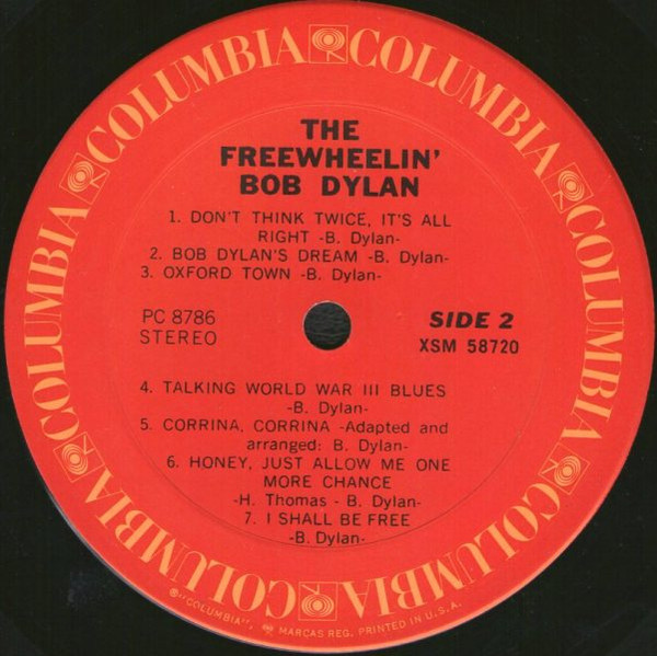 Bob Dylan - The Freewheelin' Bob Dylan (LP, Album, RE) - BullTrax