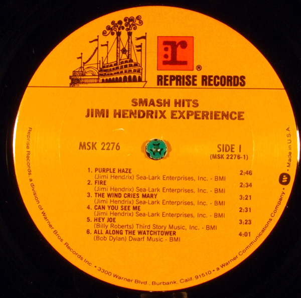 Jimi Hendrix Experience* - Smash Hits (LP, Comp, Club, RE