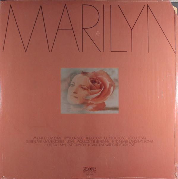 Marilyn Sellars - Marilyn (LP, Album) - BullTrax Records