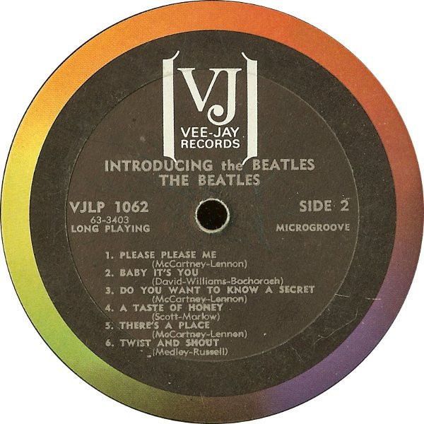 The Beatles - Introducing The Beatles - Vee Jay Records, Vee