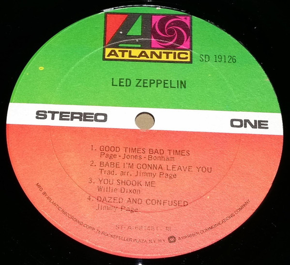 Led Zeppelin - Led Zeppelin - Atlantic - SD 19126 - LP, Album, RE