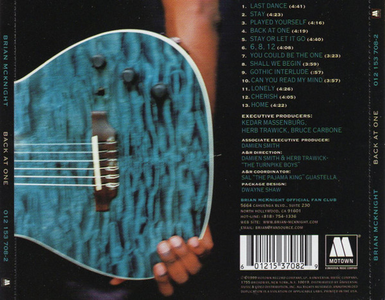 Brian McKnight - Back At One (CD, Album) - BullTrax Records