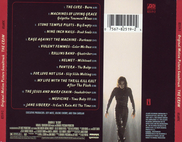 Various - The Crow (Original Motion Picture Soundtrack) (CD, Album