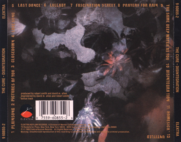 The Cure - Disintegration (CD, Album, SRC) - BullTrax Records