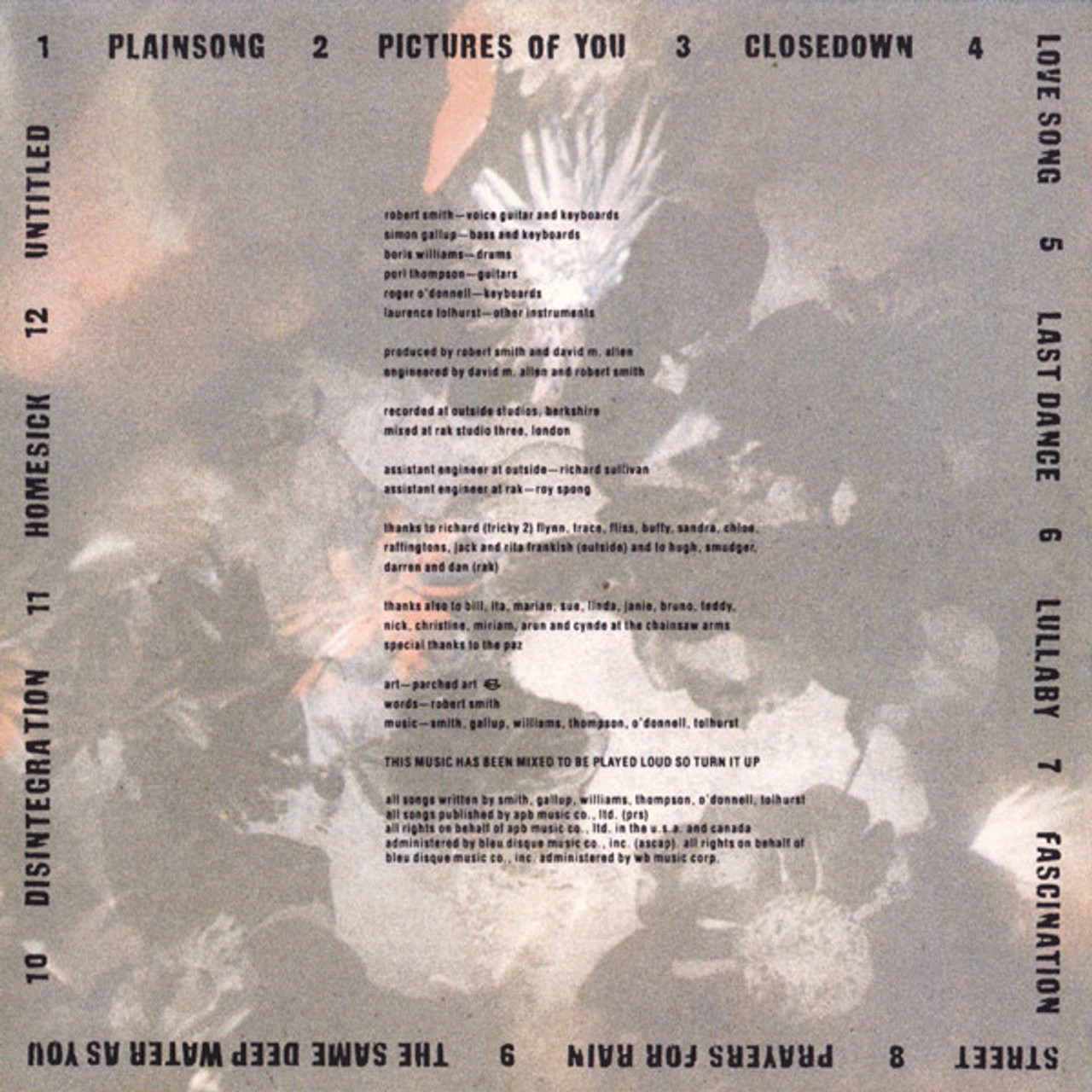 美品 THE CURE : DISINTEGRATION 2枚組レコード 重量盤 The Cure - Disintegration (CD, Album, SRC) - BullTrax Records