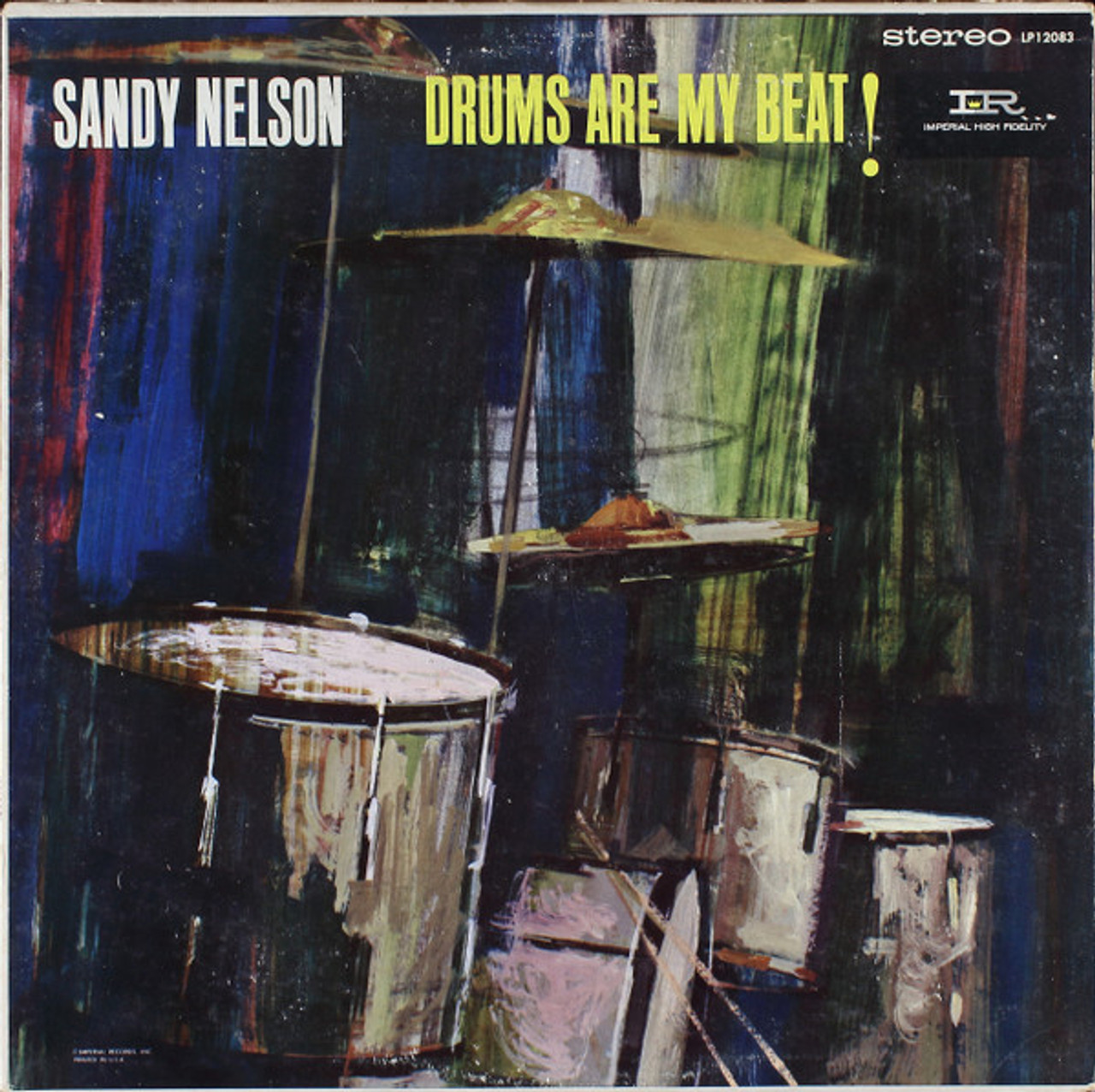 Sandy Nelson - Drums Are My Beat! (LP, Album) - BullTrax Records