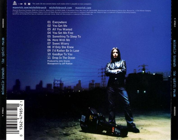 Michelle Branch - The Spirit Room (CD, Album, Enh, RP) - BullTrax