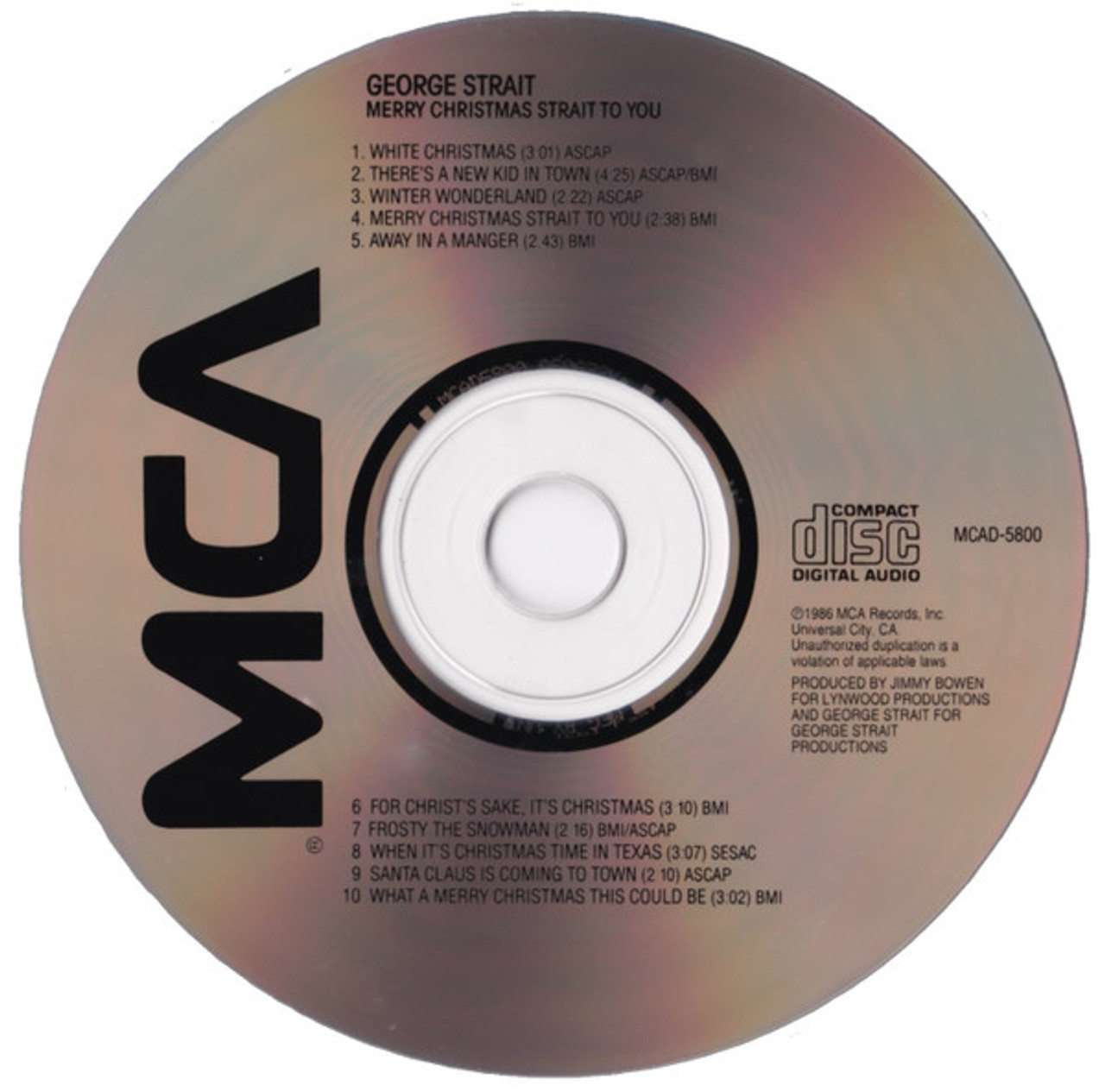 George Strait - Merry Christmas Strait To You (CD, Album