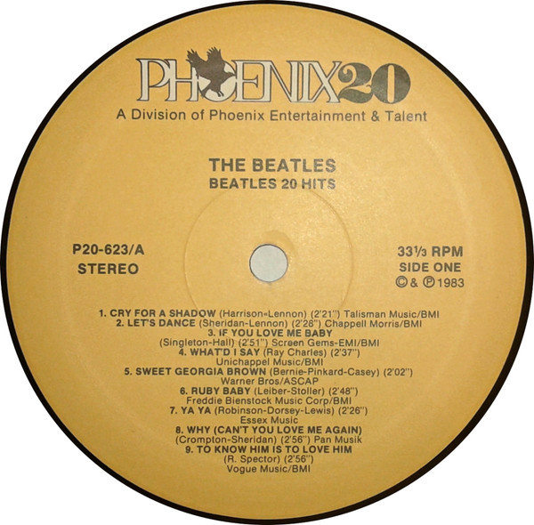 The Beatles - 20 Hits (LP, Comp, Mono, Unofficial) - BullTrax Records The Beatles - 20 Hits (LP, Comp, Mono, Unofficial) - BullTrax Records