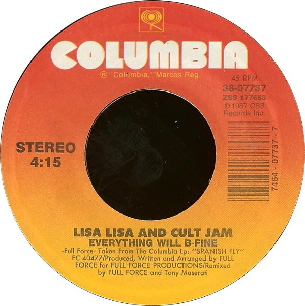 Lisa Lisa And Cult Jam* - Everything Will B-Fine (7
