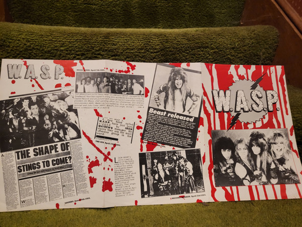 W.A.S.P. - W.A.S.P. - Capitol Records, EMI - ST-12343 - LP