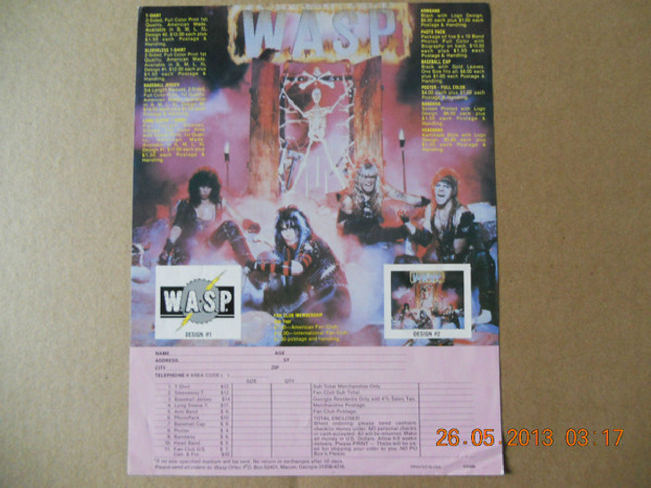 米LP W.A.S.P. W.a.s.p. ST12343 CAPITOL /00260 W.A.S.P. ‎– (WASP) Self-Titled 1984 Capitol ST-12343 First