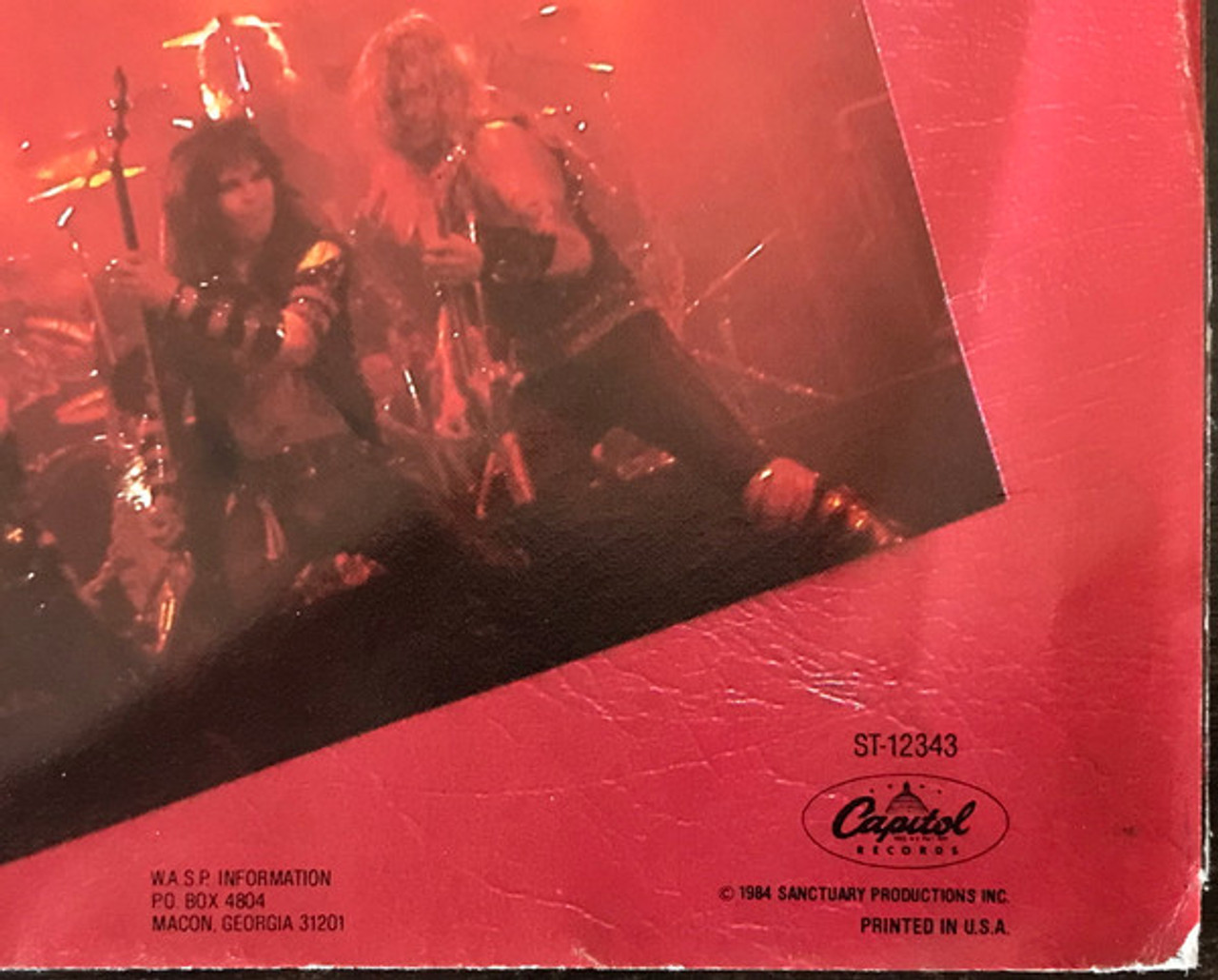 W.A.S.P. - W.A.S.P. - Capitol Records, EMI - ST-12343 - LP