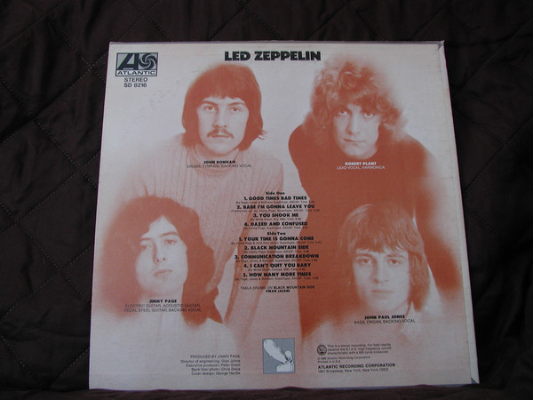 Led Zeppelin - Led Zeppelin - Atlantic - SD 8216 - LP, Album, RI