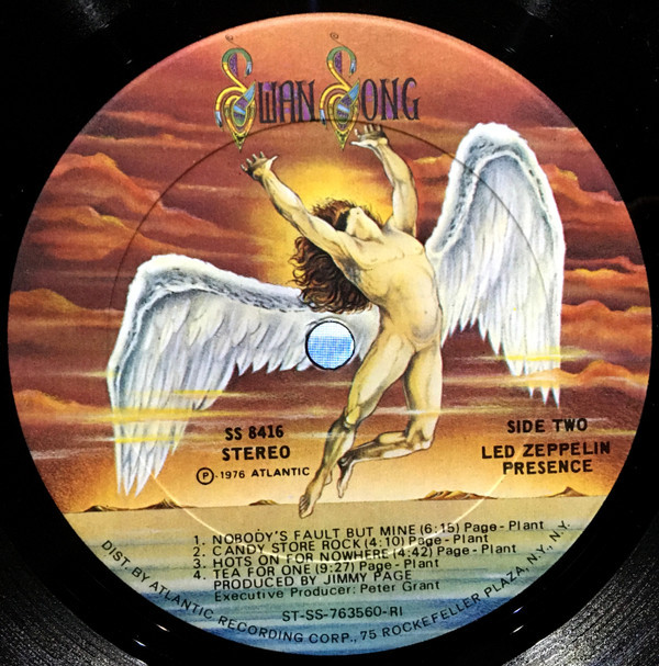 Led Zeppelin - Presence - Swan Song - SS 8416 - LP, Album, RI