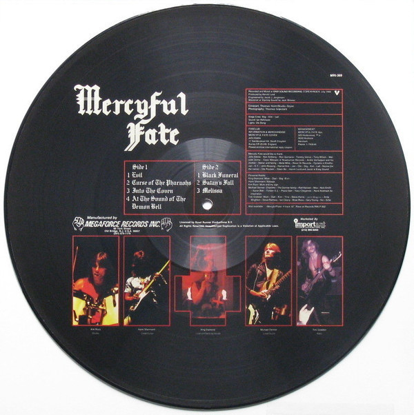 Mercyful Fate - Melissa (LP, Album, Ltd, Num, Pic) - BullTrax Records