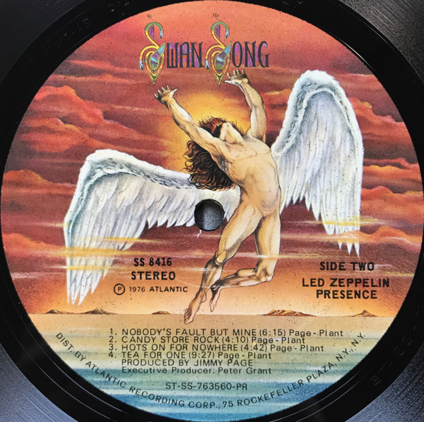 Led Zeppelin - Presence - Swan Song - SS 8416 - LP, Album, Pre