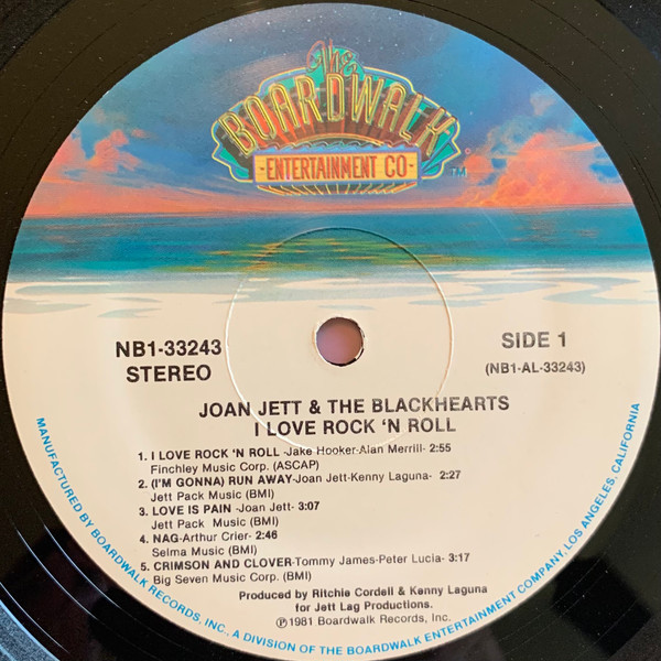 Joan Jett & The Blackhearts - I Love Rock 'N Roll (LP, Album, M