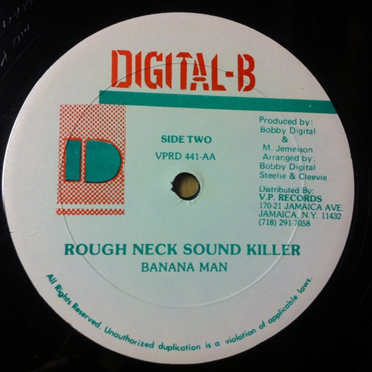 Sugar Minott / Banana Man - Breaking Up / Rough Neck Sound Killer