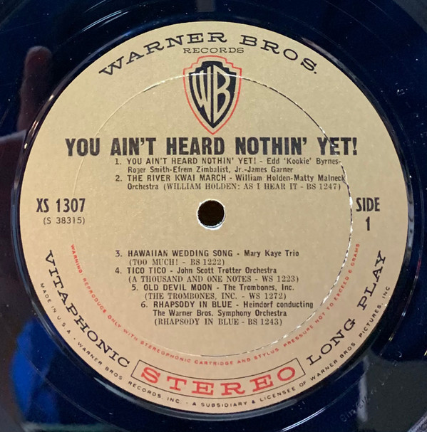 Various - You Ain't Heard Nothin' Yet - Warner Bros. Records