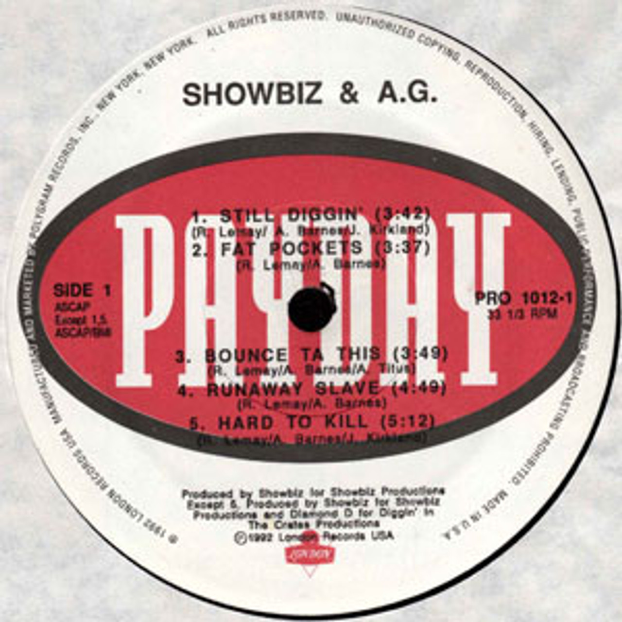 SHOWBIZ \u0026 A.G. RUNAWAY SLAVE レコード | www.fitwellind.com