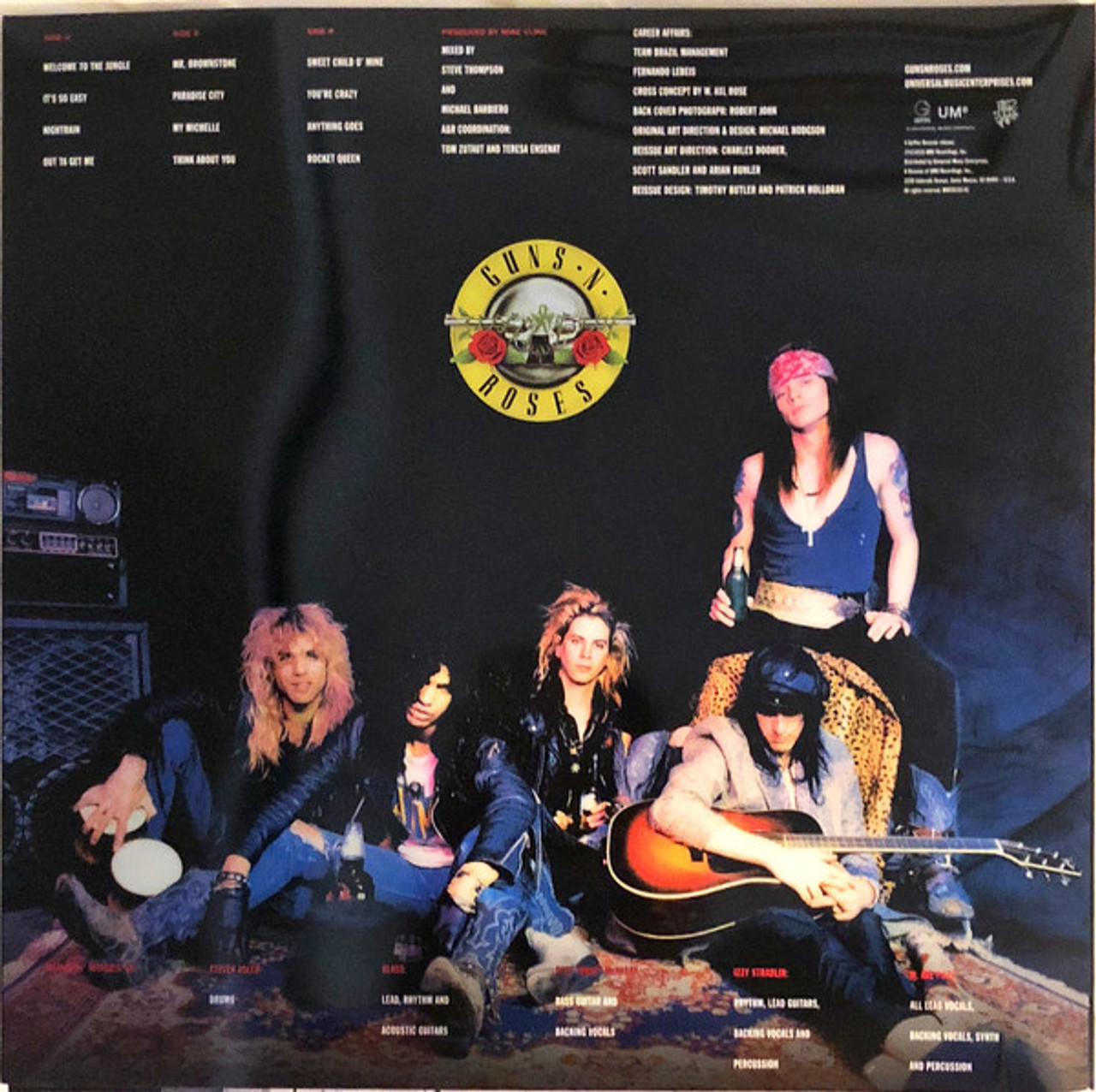 Guns N' Roses - Appetite For Destruction - Geffen Records